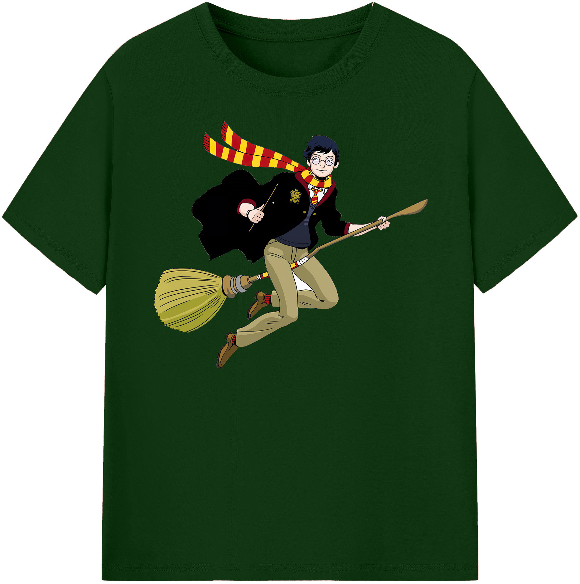 （画像用） Harry Potter ハリー・ポッターシリーズ 綿100％半袖Tシャツ（フロントプリント）